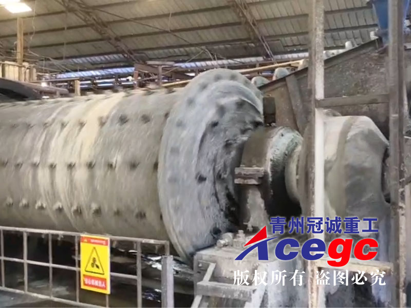 球磨洗砂機應用于巖金礦選取現(xiàn)場