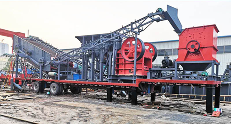 花崗巖移動式破碎站 花崗巖移動式破碎站
