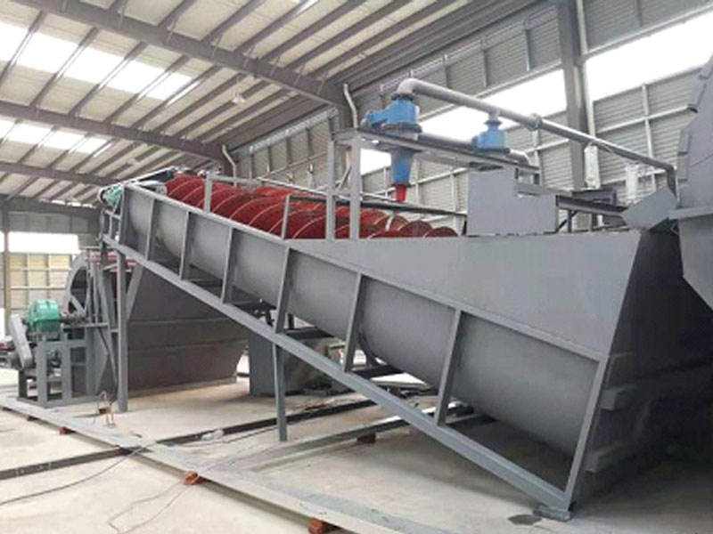 螺旋洗砂機生產(chǎn)線