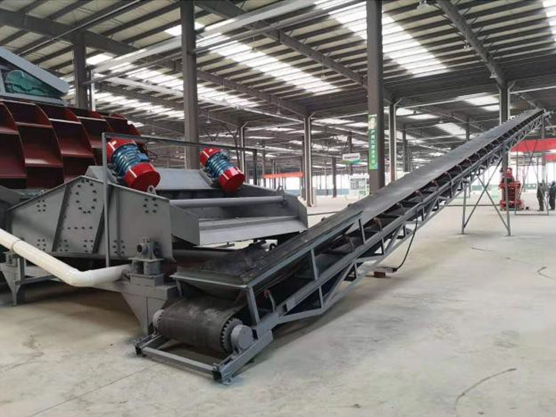 螺旋洗砂機生產(chǎn)線